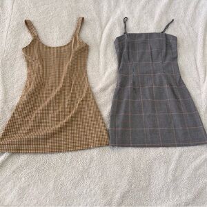 F21 gingham dresses